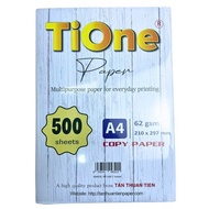 TiOne A4 printing paper 60gsm/65gsm/70gsm/80gsm 500 sheets
