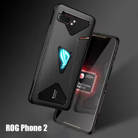 For Asus ROG Phone 2 Case Anti-fingerprint Shockproof Breathable Heat Soft Back Cover ROG Phone II Z