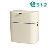 【青禾坊】壁掛兩用式垃圾桶9L-奶白色(垃圾桶/壁掛垃圾桶/廚餘桶)