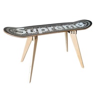 Creative skateboard stool shoe change stool skateboard transformation