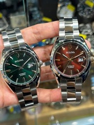 ⚜️全新 行貨 有門市⚜️ BULOVA AUTOMATIC WATCH 寶路華自動機械錶 98B422 酒紅面 / 96B429 綠面