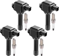 UF747 Ignition Coils & 93501 Spark Plugs Compatible with Subaru BRZ Legacy Outback WRX Forester 15-1