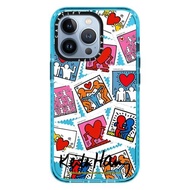 CASE新款Keith Haring聯名適用蘋果14promax手機殼14plus潮牌13高級感11全包iphone創意12promax防摔男x女xr