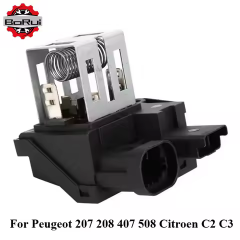 OEM 1267J6 98372A01 9827870080 Car Radiator Fan Blower Motor Resistance For Peugeot 207 208 407 508 