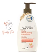 Aveeno Daily Moisturizing Energizing Lotion อาวีโน่ เดลี่ มอยส์เจอร์ไรซิ่ง เอ็นเนอร์ไจซิ่ง โลชั่น ขนาด 354 ml. จำนวน 1 ขวด[ สีส้ม ]