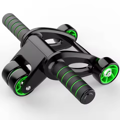Ab Roller for Abs Workout 4 Wheel AB Wheel Roller Workout System Home Gym Workout Exercise Equipment