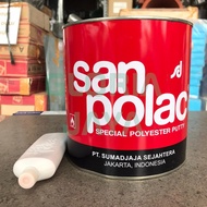 DEMPUL SANPOLAC 5 KG UNTUK BESI KAYU PLASTIK SAN POLAC BERIKUT
