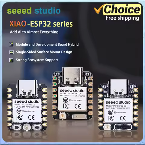 seeed studio XIAO ESP32-C3/C6/S3 optional Mini Development Board Module 2.4GHz WiFi,BlE 5.0,for Ardu