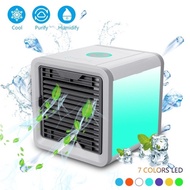 Personal Space Air Cooler Arctic 3-in-1 Portable Mini Cooler with 7 Colors LED Lights Humidifier  Pu