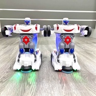 Hot-selling Children's Toys Educational 1-3 Years Old Electric 3-6 Years Old with Music Robot Deform