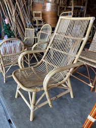 Twin Arm Cozy Relaxing Rattan Chair