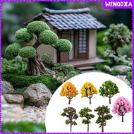 [Wenodxa] 7 Pieces Miniature Artificial Trees Faux Tree Decorative Accessories Figurine