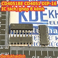 10pcs CD4051BE CD4051 4051 DIP-16 8-channel separation/copy IC kde1365