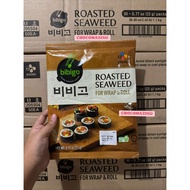 CJ Bibigo Roasted Seaweed Sheets for Kimpab 22g 10PCS (Sushi Roll, Spam Musubi & Kimbap/Gimbab)