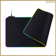 [K O G X] 31.5 X 11.8 in RGB Mouse Mat  Mouse Pad with Non-Slip Rubber Base Computer Keyboard Mouse 