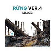 Forest Layout ver.4 fish tank decoration miniatures size 30x20x20cm (Ms033)