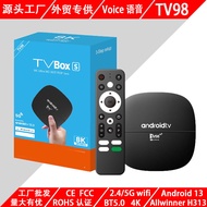TV98 TV BOX Pemain Rangkaian Dual WiFi Android13 8GB/16GB Smart HD Set-Top Box