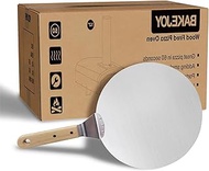 BAKEJOY Pizza Spade – Lightweight Camping Oven Shovel for Backyard Fire Pizza Baking, Durable & Rust