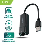 ROBOT EA10 USB Ethernet Adapter USB 2.0 to 10/100 Network RJ45 LAN