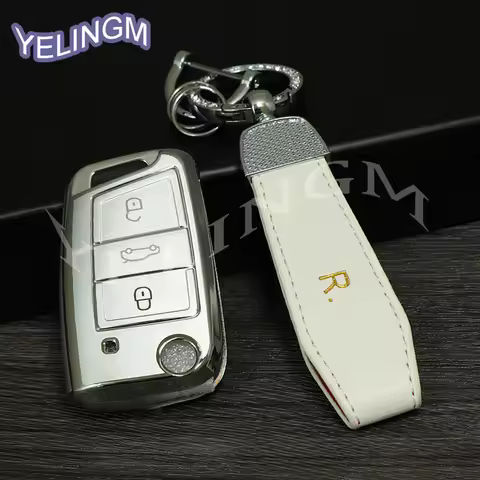 Car Key Case For Volkswagen VW Golf 7 MK7 Polo Tiguan 2 MK2 Skoda Octavia Seat Ateca Ibiza Leon 5F F