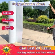 【Thickest】1mm/2mm Polycarbonate/ Pc Flat Transparent Roof / Greenhouse / Awning Sheet / Bumbung/Atap