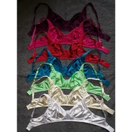 Colorful Bra nonpad nonwire option 7 colors (above)