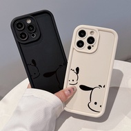 Pochacco  Compatible For OPPO A38 A18 A98 A38 A53 A12 A76 A58 A55 reno11 reno10 reno8 reno7 reno6 reno5 reno4 Phone Case Silicon Anti-Fall Cover