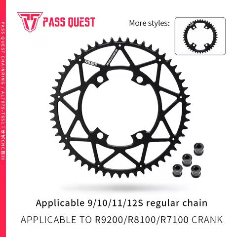 PASS QUEST R110-DU 110BCD Chainweel Road Bike Chainring for ULTEGRA R7100 R8100 CRANK Dura-ace R9200