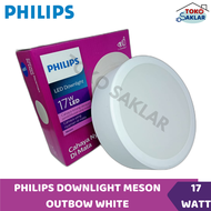Lampu Led Downlight Panel Philips 17 watt Bulat Outbow Putih