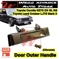 Toyota Corolla KE70 GL DX LN50 LN60 Hilux Mark2 Chrome Outer Door Handle New