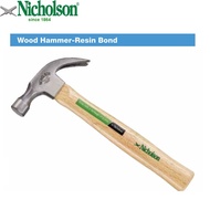 PALU KAMBING 16 OZ - CLAW HAMMER (WOOD HANDLE RESIN) NICHOLSON