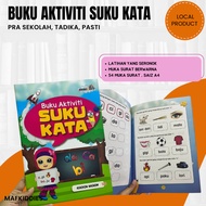 MOMMYHAPPY BUKU LATIHAN AKTIVITI SUKU KATA PRASEKOLAH/TADIKA - LATIHAN SUKU KATA SAIZ A4