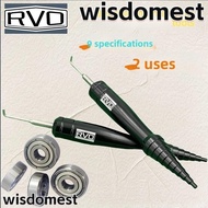 WISDOMEST Fishing Reel Bearing Tool, Wheel Remover Pin Spinning Repair Inspection Tool, Bearing Chec