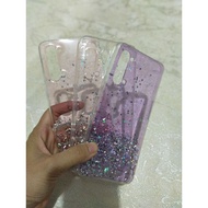 YKCS 0299 OPPO RENO 3 5G reno3 5G pop socket jelly HP casing glitter clear pink