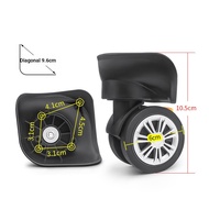 W068 Trolley Luggage Luggage Universal Wheel Accessories Suitable for polo With Brake Wheel Suitcase