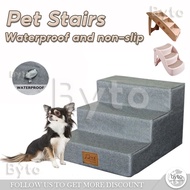 Byto Pet Stairs Pet Steps Removable Stairs Non-Slip/Foldable Accessible Pet Ladder