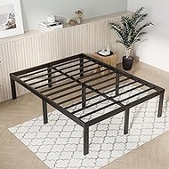 Novilla King Size Bed Frame, 14 Inch Metal Platform Bed Frame King Size with Storage Space Under Bed, Heavy Duty Steel Slat Support, Easy Assembly, No Box Spring Needed