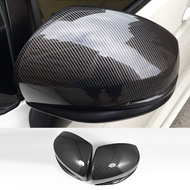 For HONDA JAZZ 2015-2019 carbon fiber pattern car side mirror shell,JAZZ SHUTTLE rearview mirror housing replacement