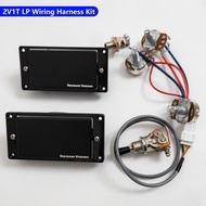 รถปิคอัพ Seymour Duncan ปิ๊กอัพสำหรับกีตาร์ไฟฟ้า2C สีดำ1V1T/2V1T/2V 2T กีตาร์อุปกรณ์บังเหียนมีสาย