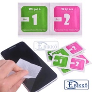 Dry Wet Wipes Dust Absorber Sticker Cleaning Cloth for phone