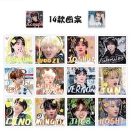 Stickers New Style seventeen Graffiti Square Card Roll Stickers High-value Star Merchandise Handbook