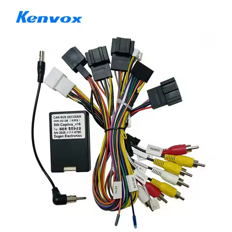 Android Car Radio canbus Box For CHEVROLET Lova/ Captiva/ Gentra/ Aveo/Epica 16pin Stereo Wire Harne