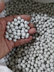aj072025: Msia Ready Stock!!! White Clay Ball 9mm 10mm 12mm for outdoor/gardening
