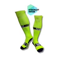 HIJAU MBB Apparel Original Stabilo Green Futsal Socks (WITHOUT TAG)