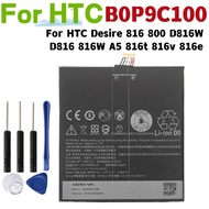 แบตเตอรี่ BOP9C100 B0P9C100 2600มิลลิแอมป์ต่อชั่วโมงสำหรับ HTC Desire 816 800 D816W D816 816วัตต์ A5