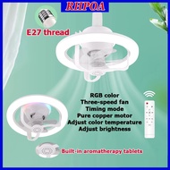 RHPOA LED Ceiling Fan Light E27 Threaded Fan Light Easy Installation