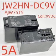 Brand New Original 8-Pin 5A Relay JW2HN-DC9V AJW7515 14F2C-9V