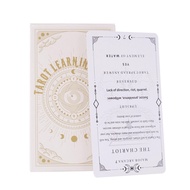 Meaning Tarot Cards Toy 78 Sheets Divination Tarot Deck Game Full English Version oplikmy
