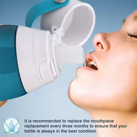 ABJO-6Pack Water Bottle Mouthpiece Replacement For Brita Water Bottle, Silicone Water Bottle Bite Va