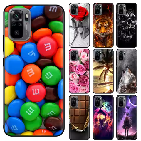 For Xiaomi Poco M5s Phone Case Cover Wolf Black Silicone Soft Back Cover Case For Xiaomi Poco M5s Ca